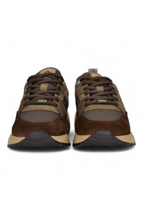 Sneaker uomo in camoscio e nylon colore testa di moro. AMBITIOUS | 13395-TESTA DI MORO